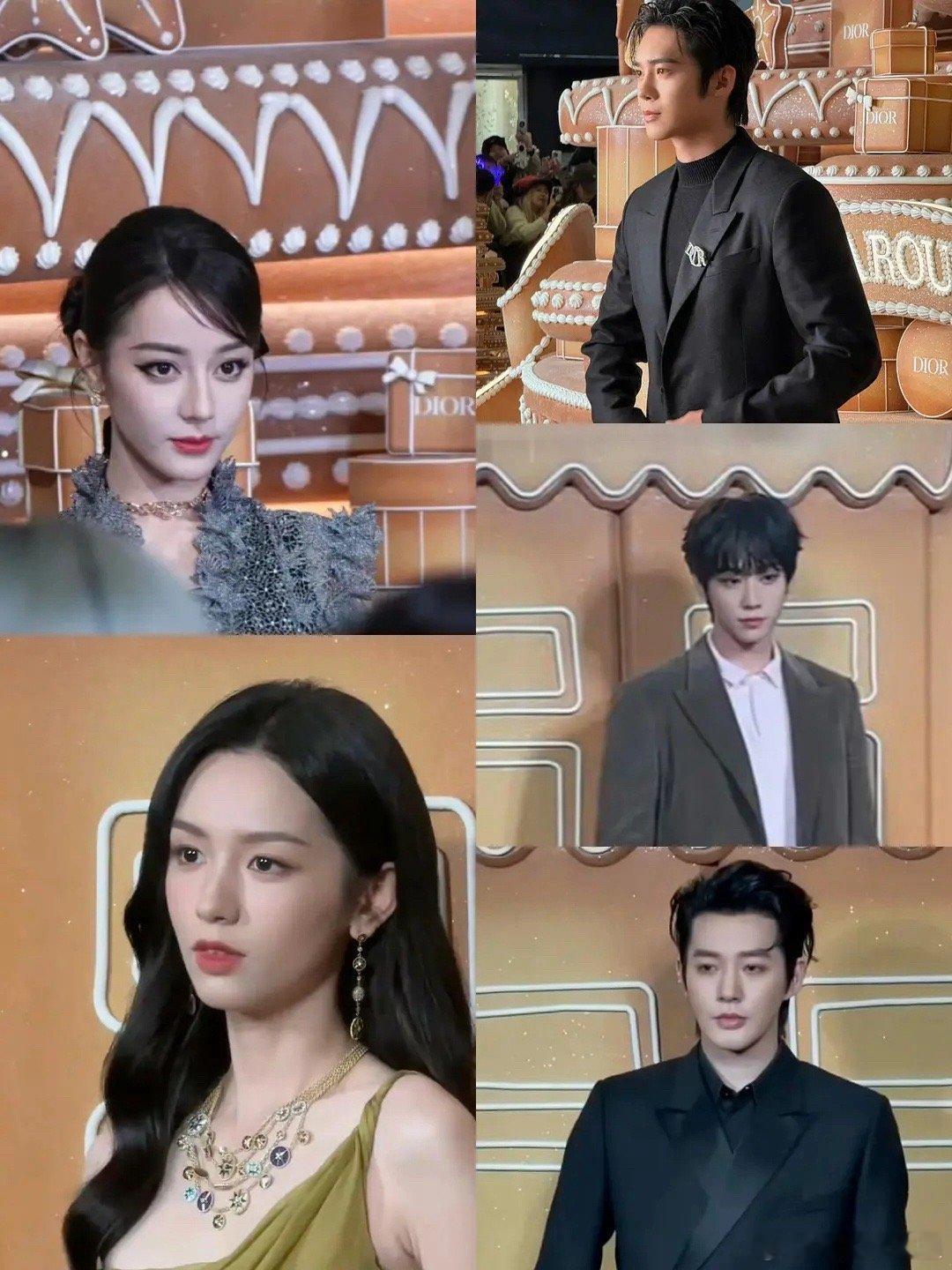 迪丽热巴邓为于适同框 迪丽热巴，周也好美，美女们状态都好好 