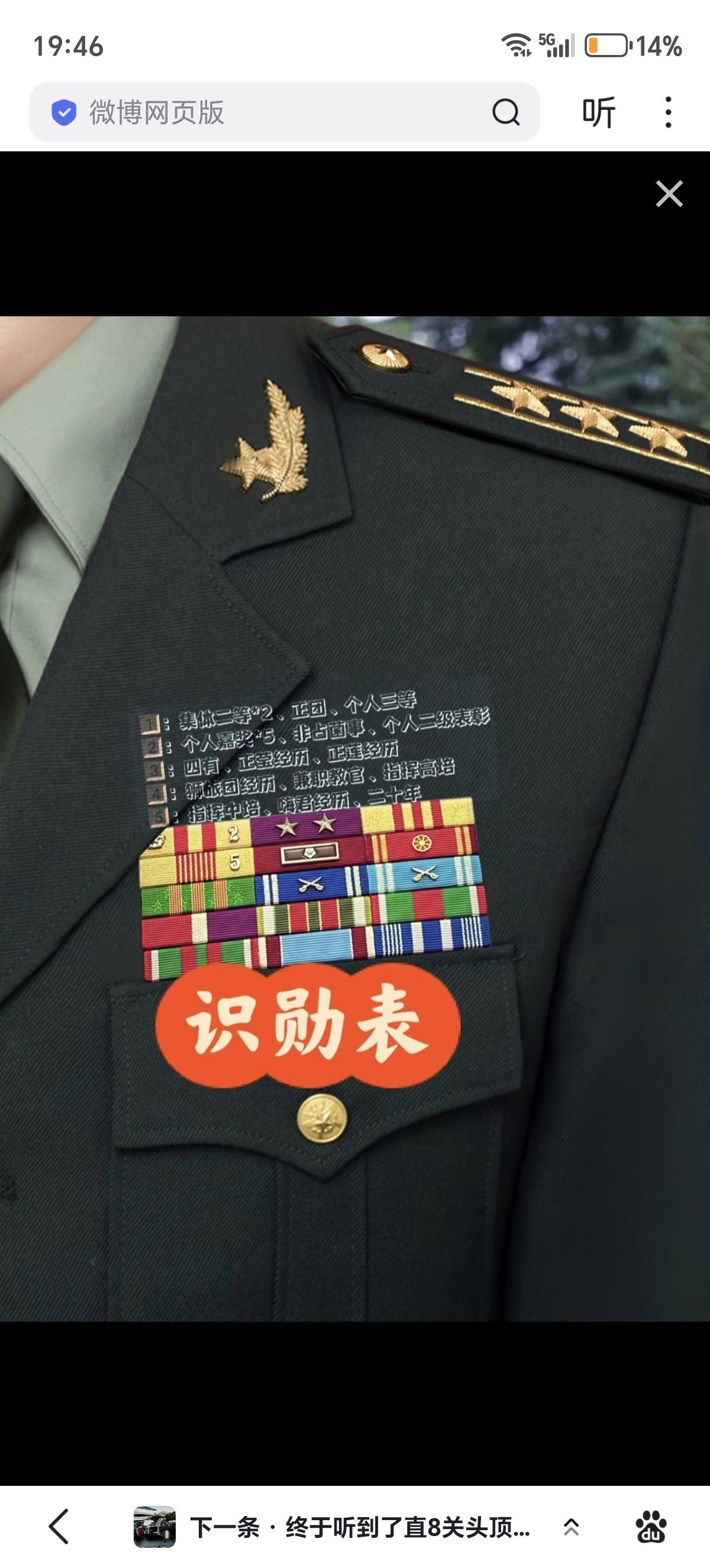 一起来认识勋表！