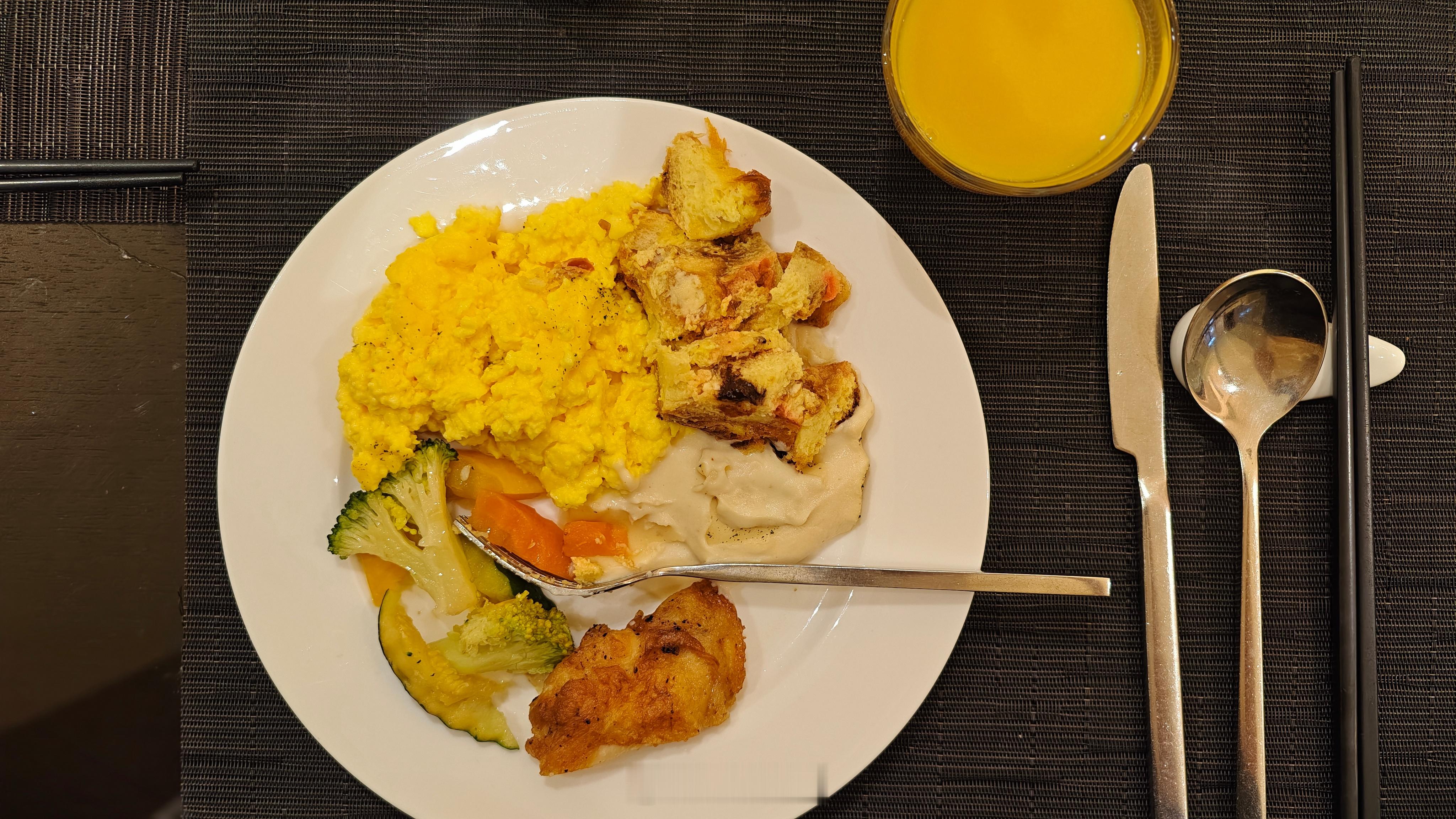 今日早餐。 