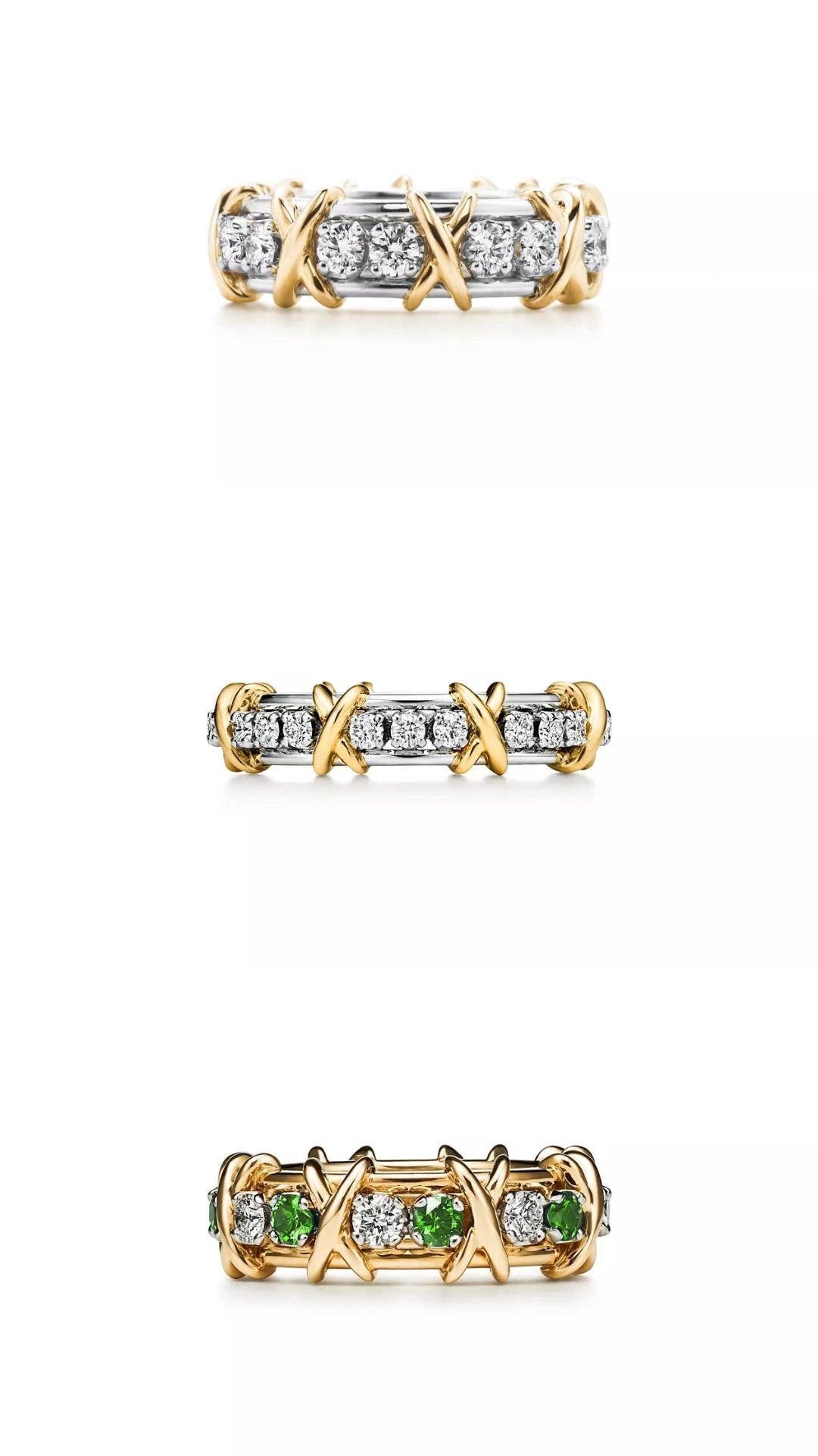 银硕同款🪨TIFFANY&CO.: 十六石戒指₩26,900,000: 十六石
