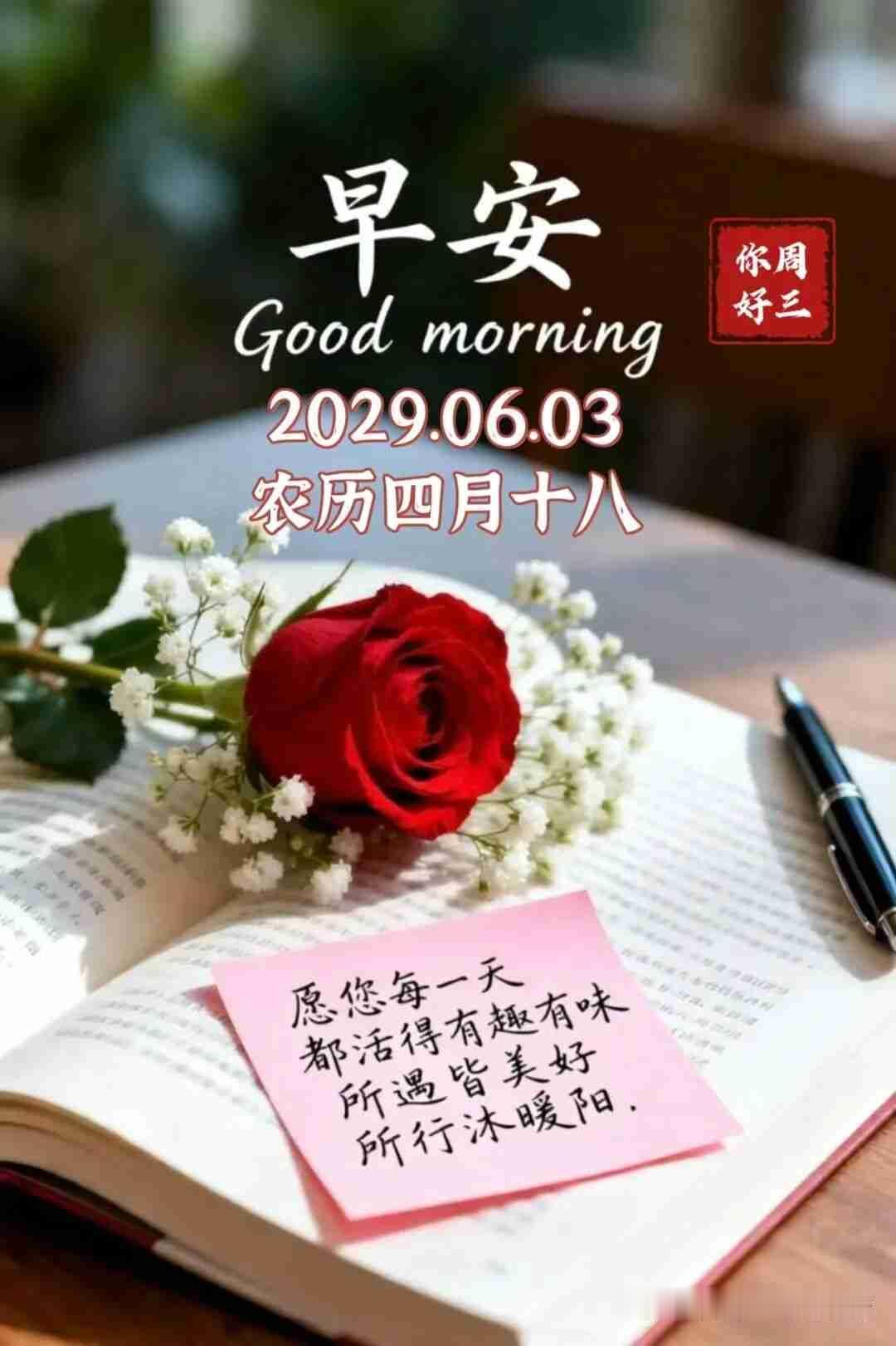 我的今日状态：😁轻松愉快
我这里的天气：🌧下雨