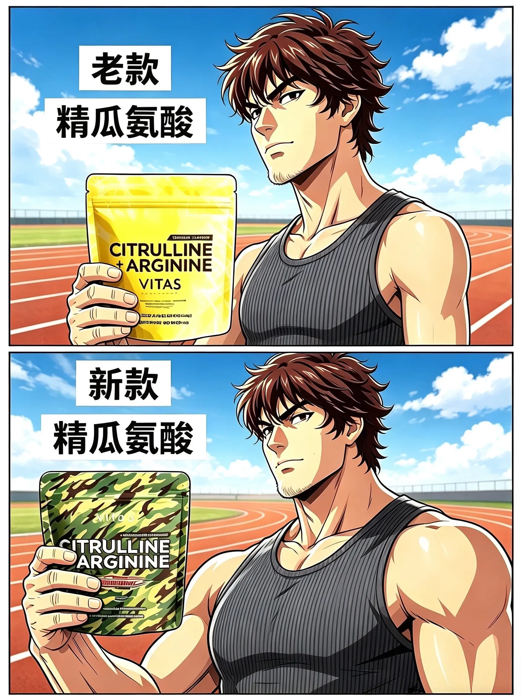 精氨酸+瓜氨酸新口味，还没喝过的兄弟可以试试