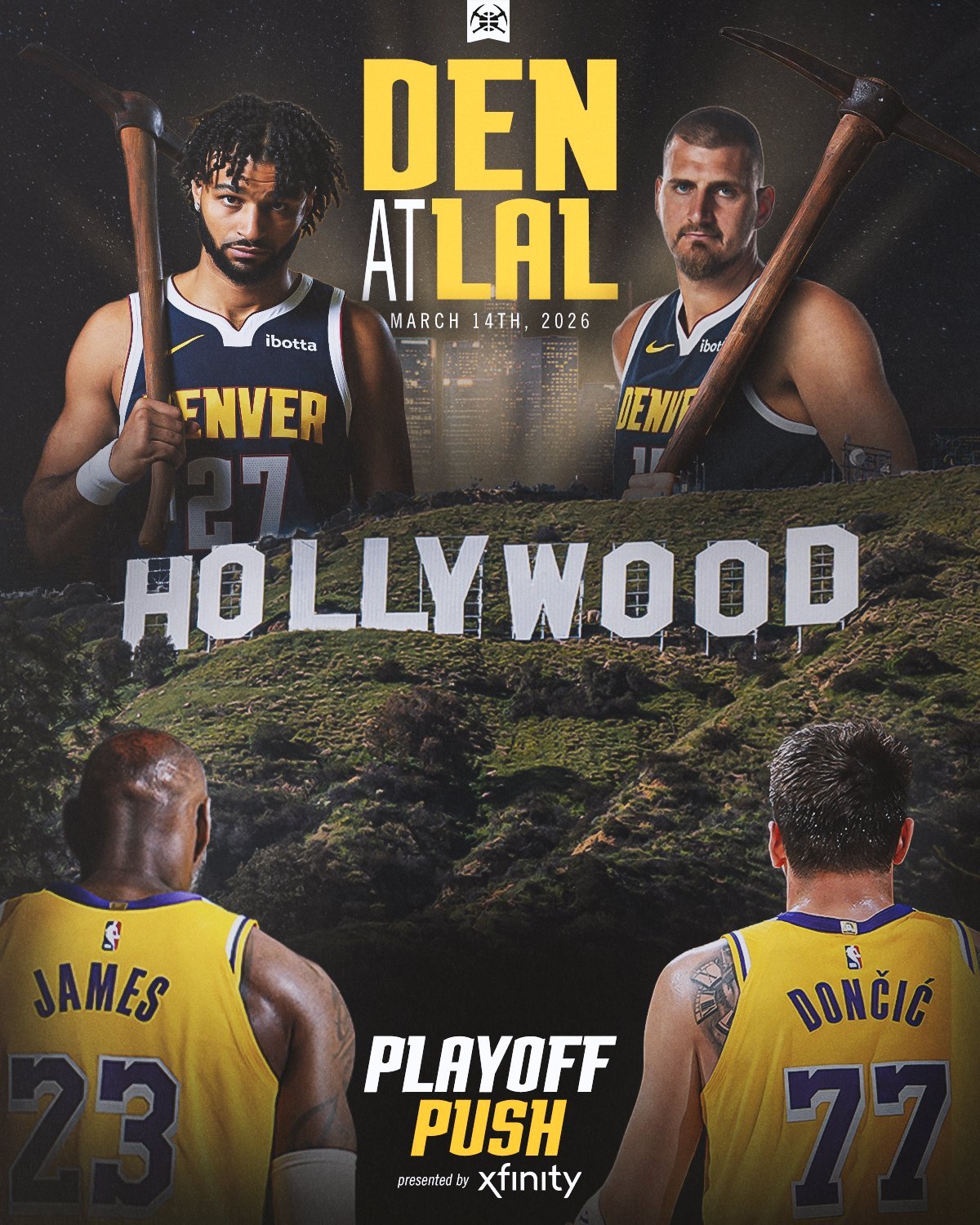 掘金官推发的图，明天必定是一场恶战。希望明天哨子能公平点（主场如客场，客场如坟场