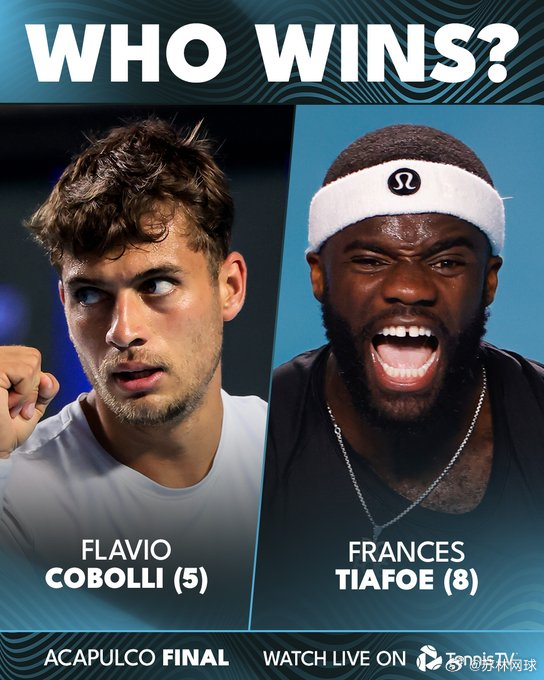 阿卡普尔科半决赛科博利7-6/3-6/6-4凯兹曼诺维奇蒂亚福3-6/7-6/6