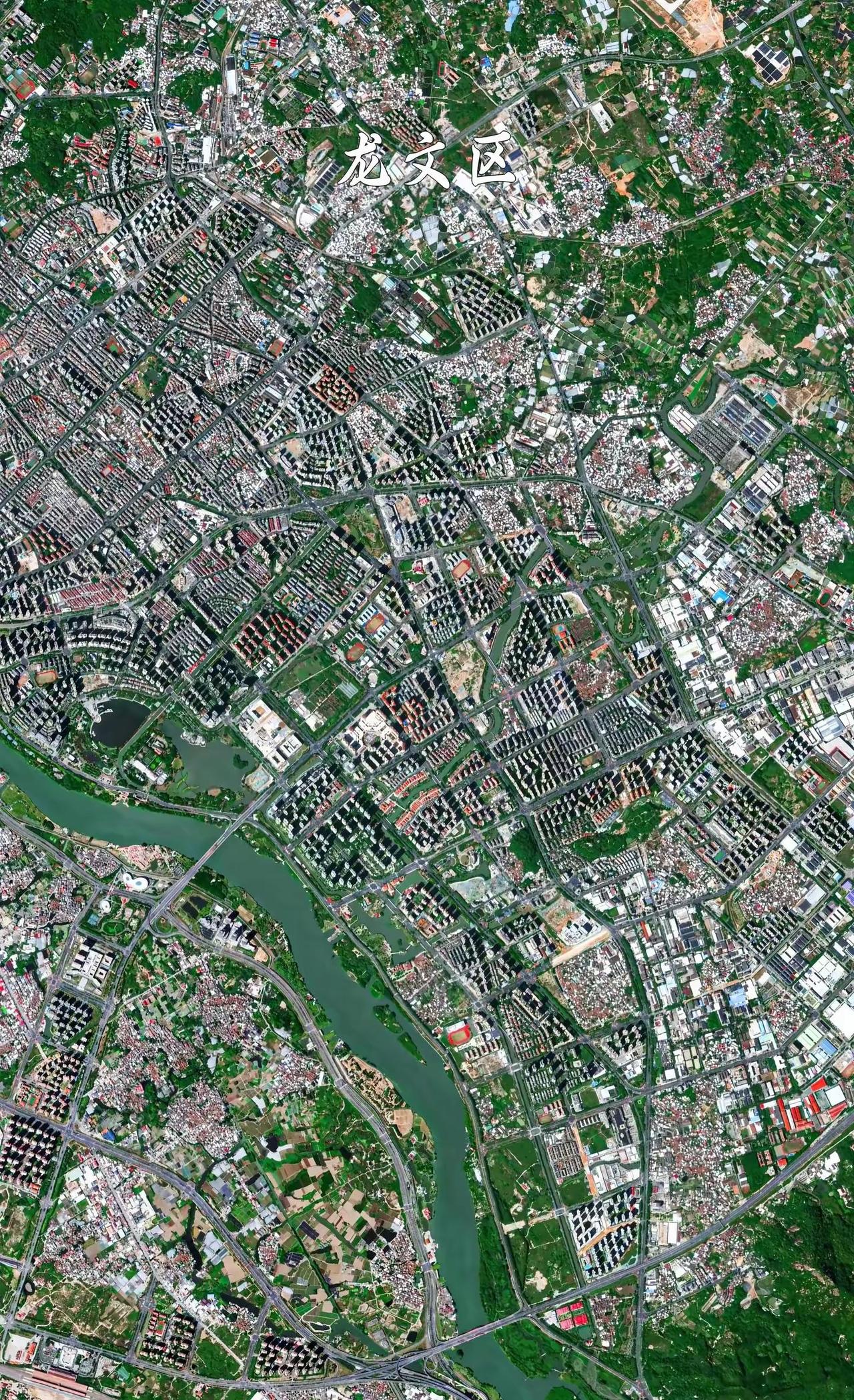 福建龙文高清卫星图