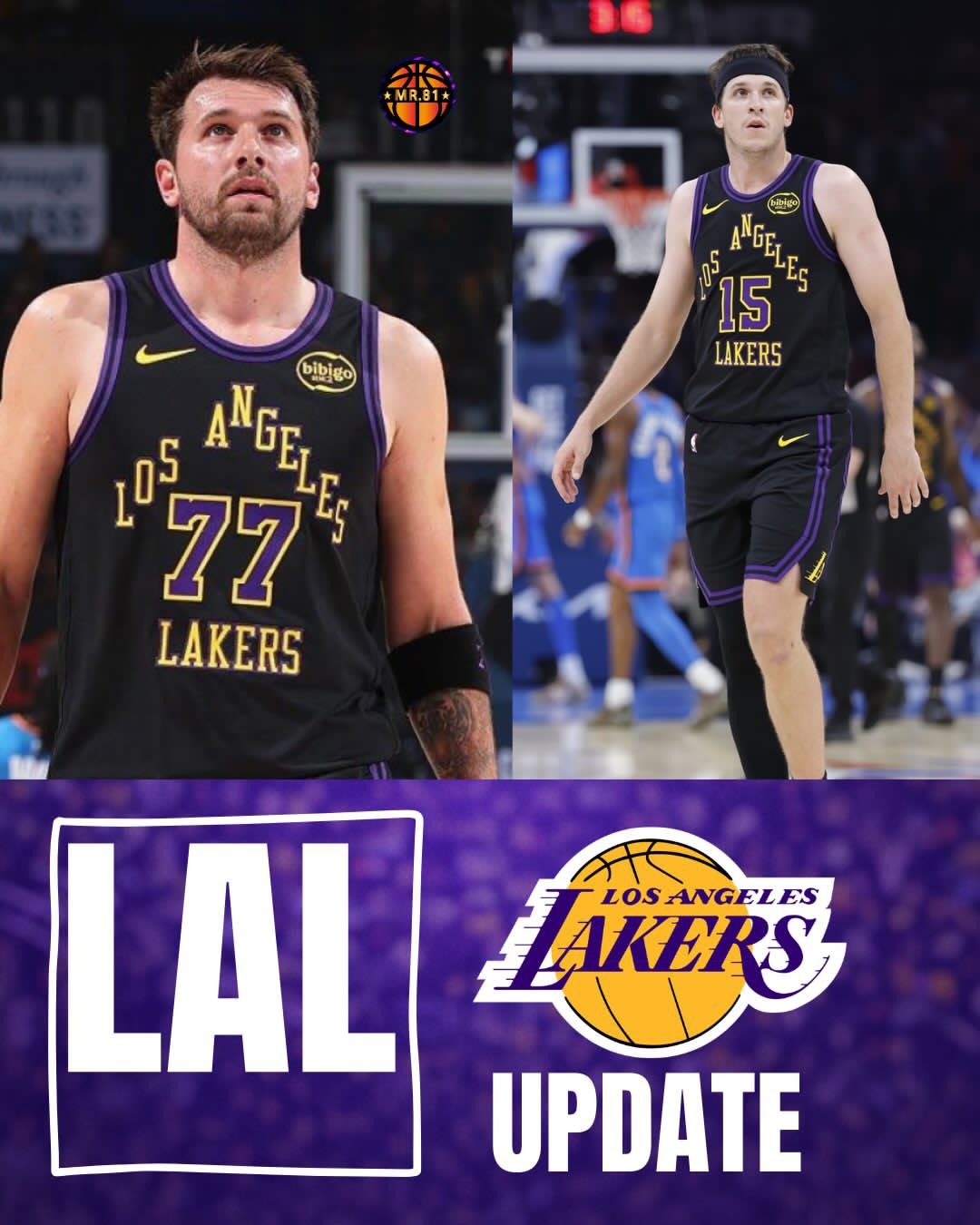 里夫斯也将和东契奇一起将前往欧洲接受左腿筋的“专门医疗治疗”，湖人希望他们两位能