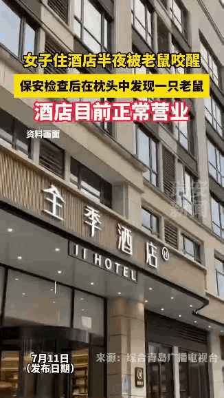 7月13日报道，一女子因知名酒店卫生应有保障而入住，却于凌晨被痛醒，发现胳膊被咬