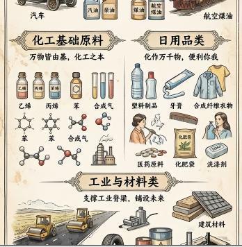 一桶石油究竟能提炼出多少东西？
 
最近很多人都在关心石油够不够用、油价会不会涨