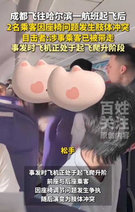 国内一航班爆发恶性斗殴冲突！飞机正处爬升期，两乘客大打出手！
 
经常坐飞机的小