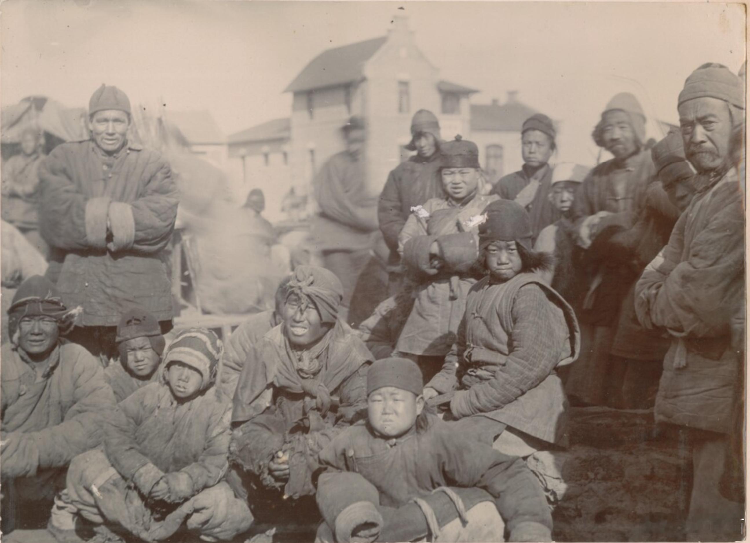 合影，青岛附近，1900年 ​​​
