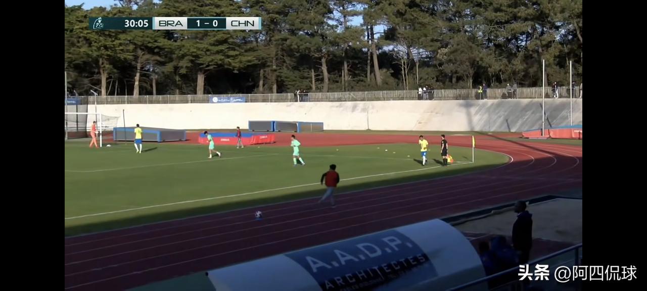 师夷长技以制夷！法国蒙太古杯，中国U16国少队迎战巴西国少队，中国国少队五六个球