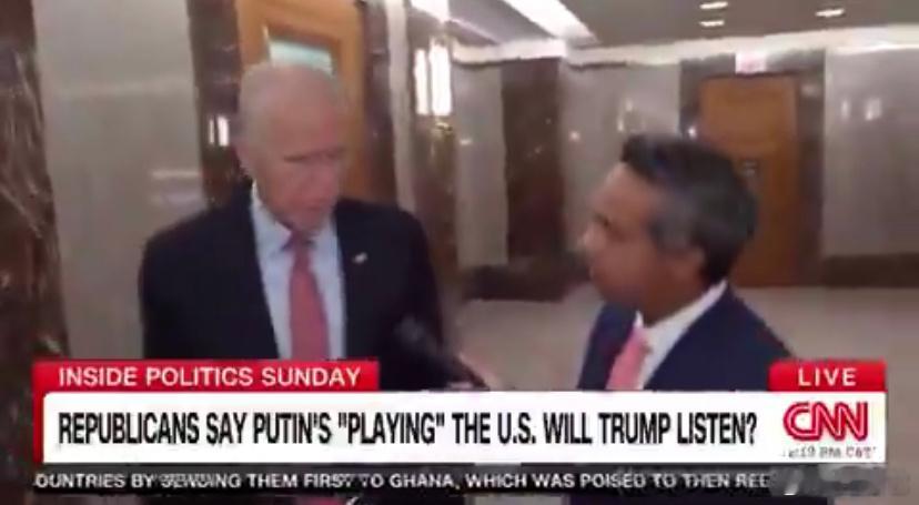 ❗️ 共和党参议员汤姆·蒂利斯：俄罗斯把我们当钢琴一样玩弄。他想要什么就有什么。