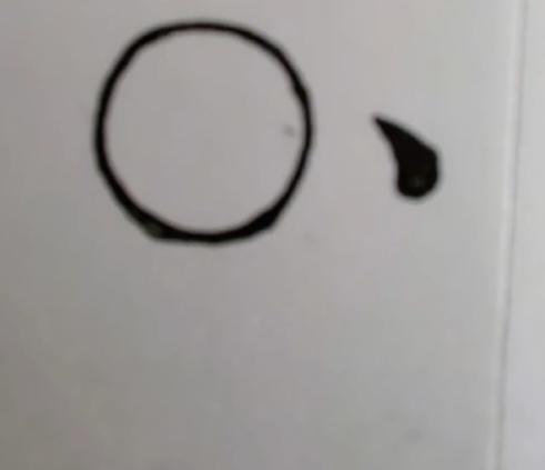这幅画面就怎么简单。一个圈，一个点。就叫猜个成语。你第一眼看到。能想到啥四字成语
