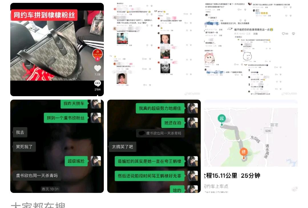 因为随机拼车我被虞书欣粉丝网暴了。   
大家好，事情经过是这样子的：
随机拼车