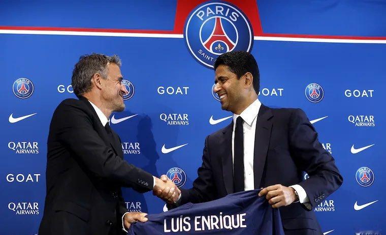 巴黎圣日耳曼  ℹ🔴🔵🤝路易斯·恩里克和巴黎圣日耳曼：一段长久的合作关系！