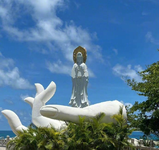 刷到这个南海观音，你想的最近都能实现 🙏 ​​​