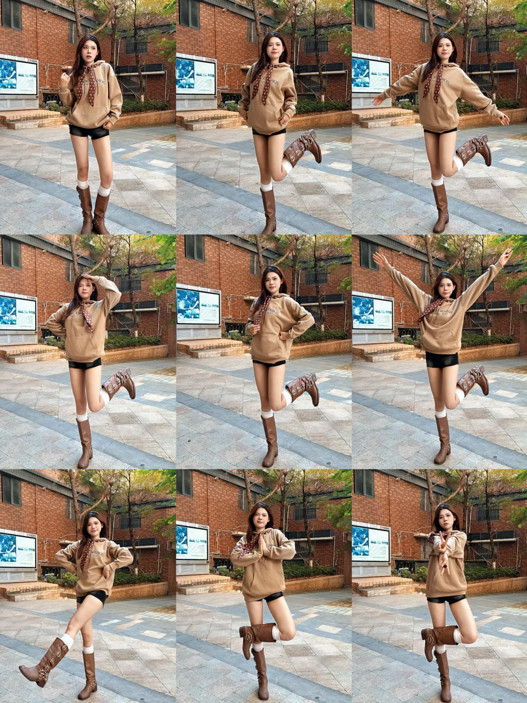 辣妹拍照姿势｜站着这么拍好学随意显腿长