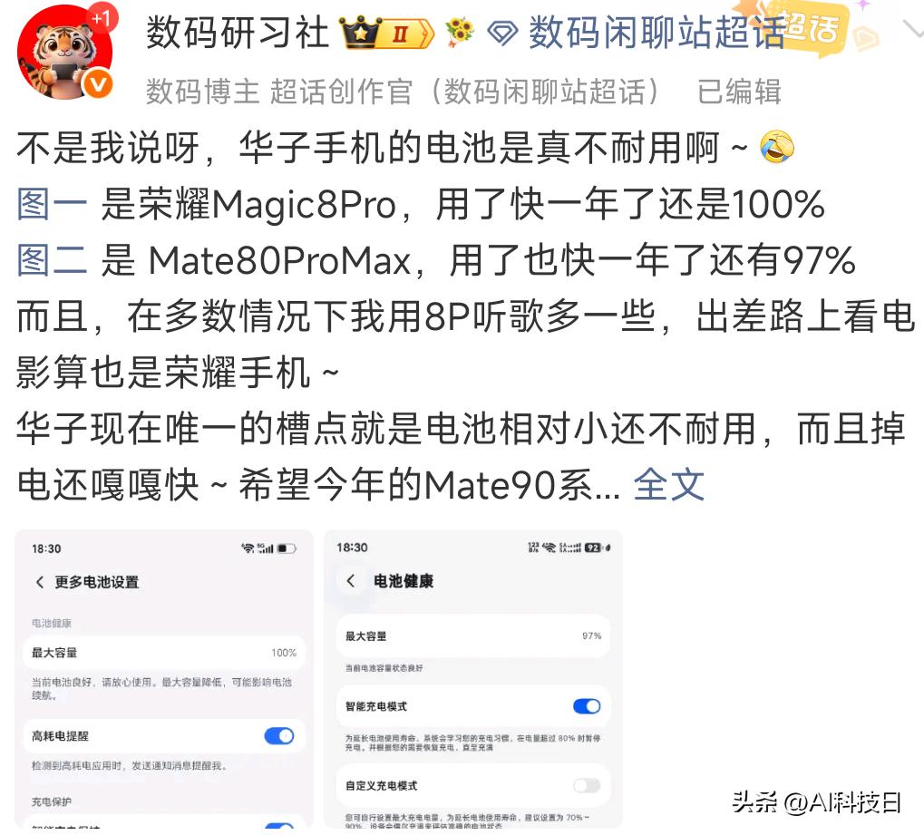 华为这时候应该找找好兄弟荣耀了，不行华为也上万级大电池吧

好兄弟荣耀现在电池技