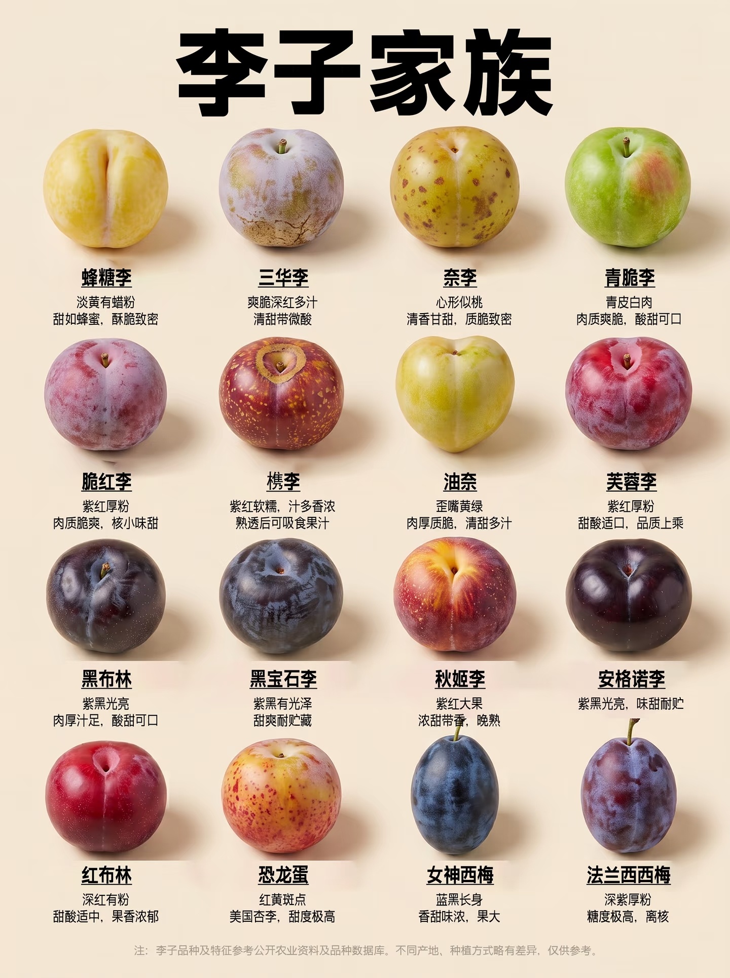 李子家族大集合！ 