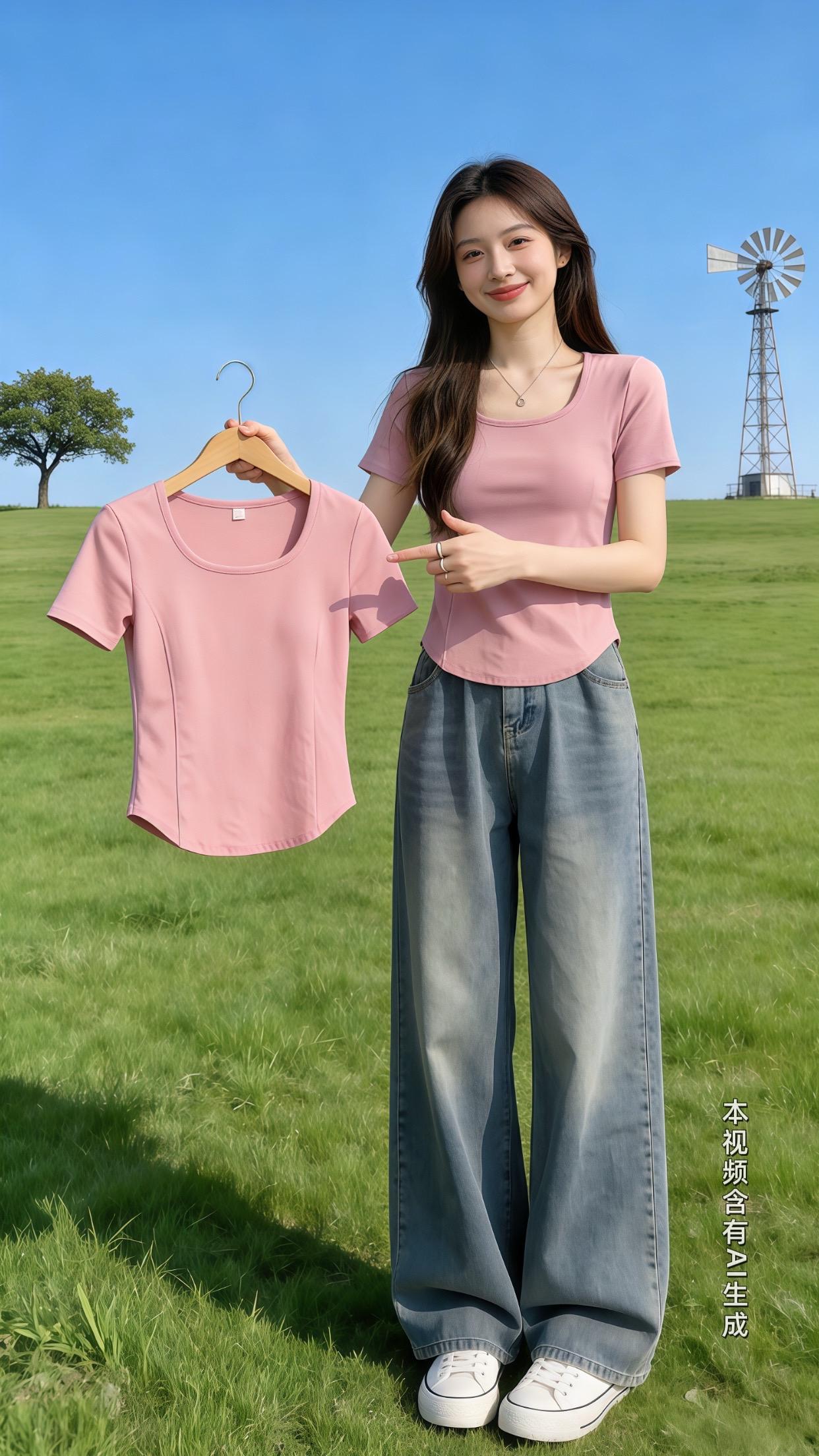 夏季短袖穿搭推荐 当普通女生用轻盈感穿搭打开春天 小个子的美女感漂亮上...