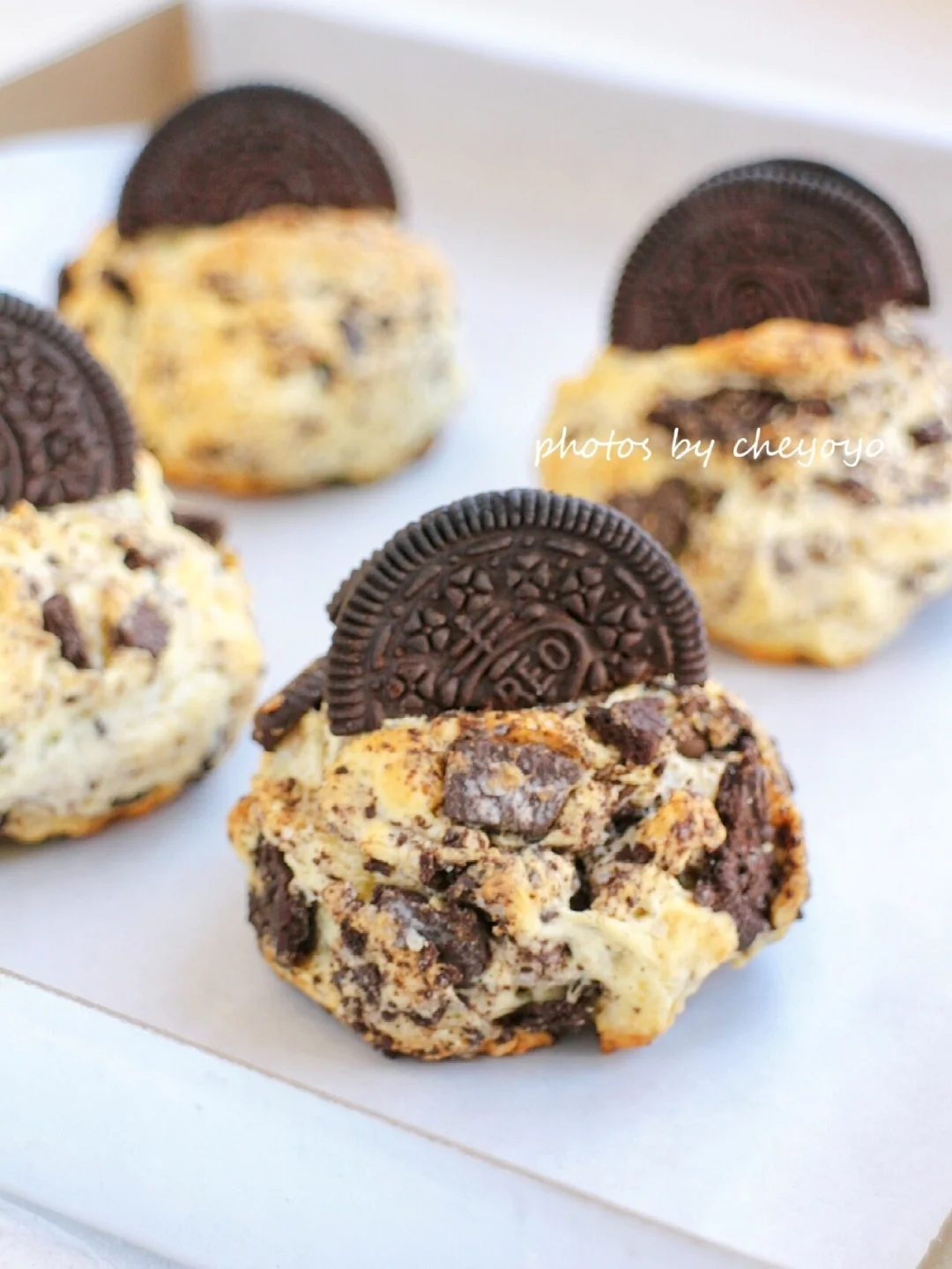 💥好吃到炸裂！无法拒绝的 奥利奥司康