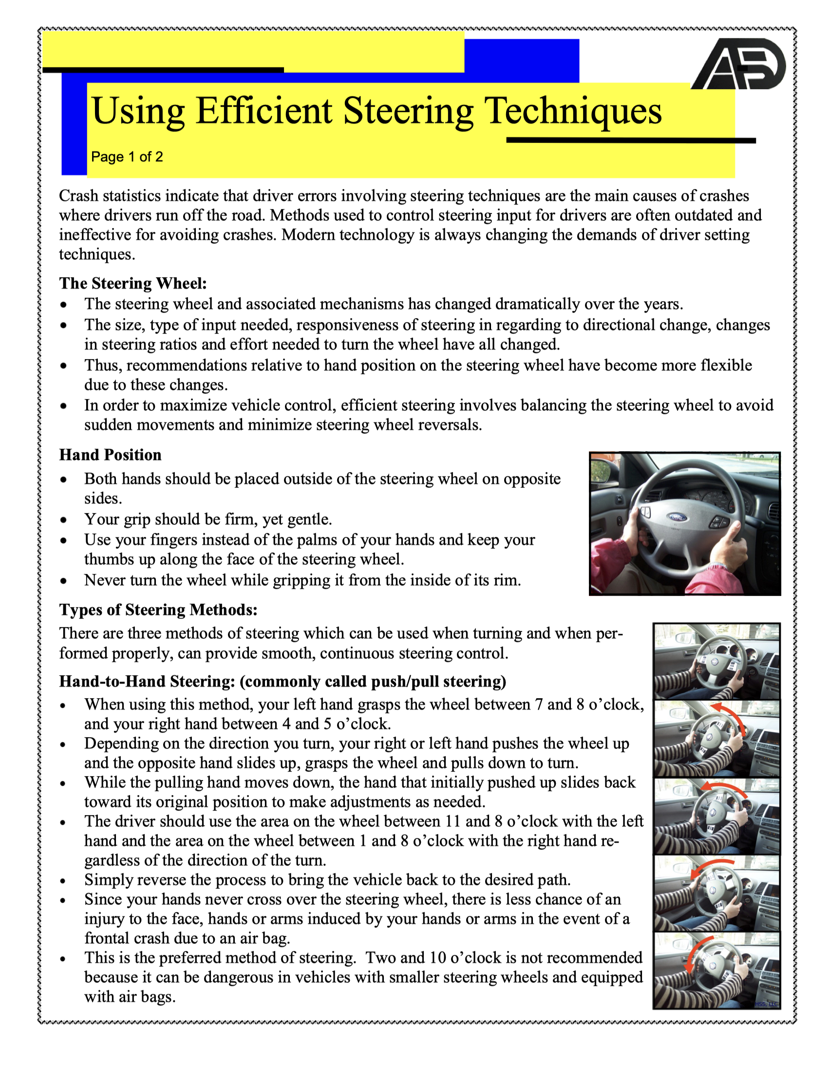今天在 NHTSA 也就是 美国国家公路交通安全管理局 上看到一篇文章 Usin