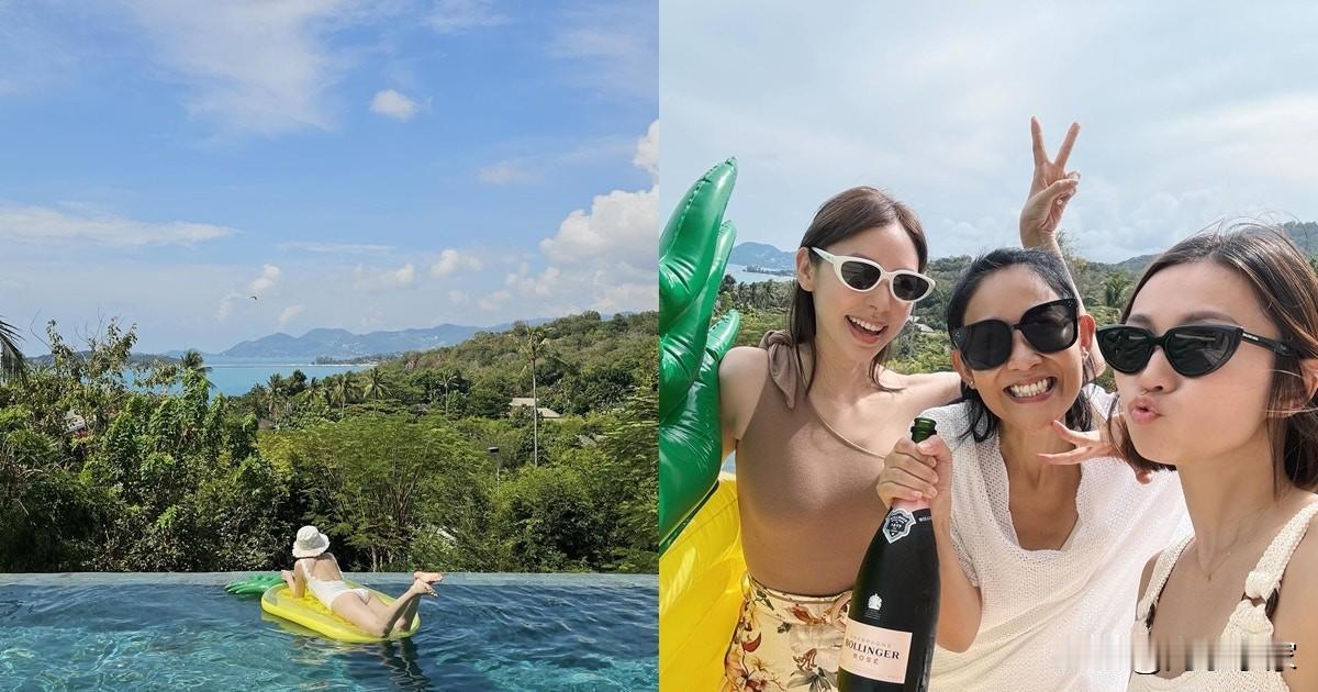 杨爱谨孖富贵人妻闺蜜阖家外游　罕晒泳装素颜如少女不似将40岁
香港元祖级女团CO