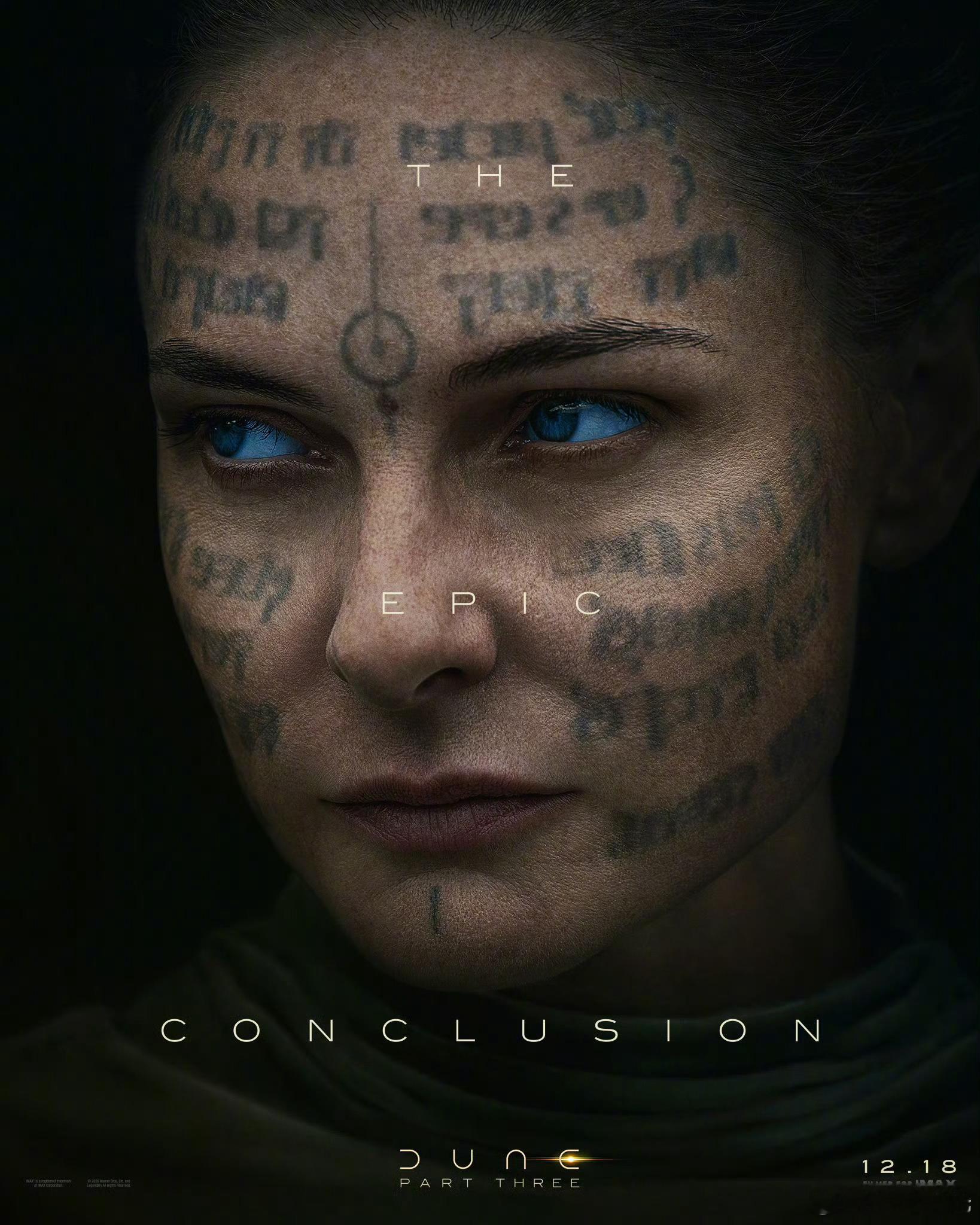 沙丘3角色海报  期待着它！等着它。丹尼斯·维伦纽瓦好莱坞科幻巨制《沙丘3》（暂