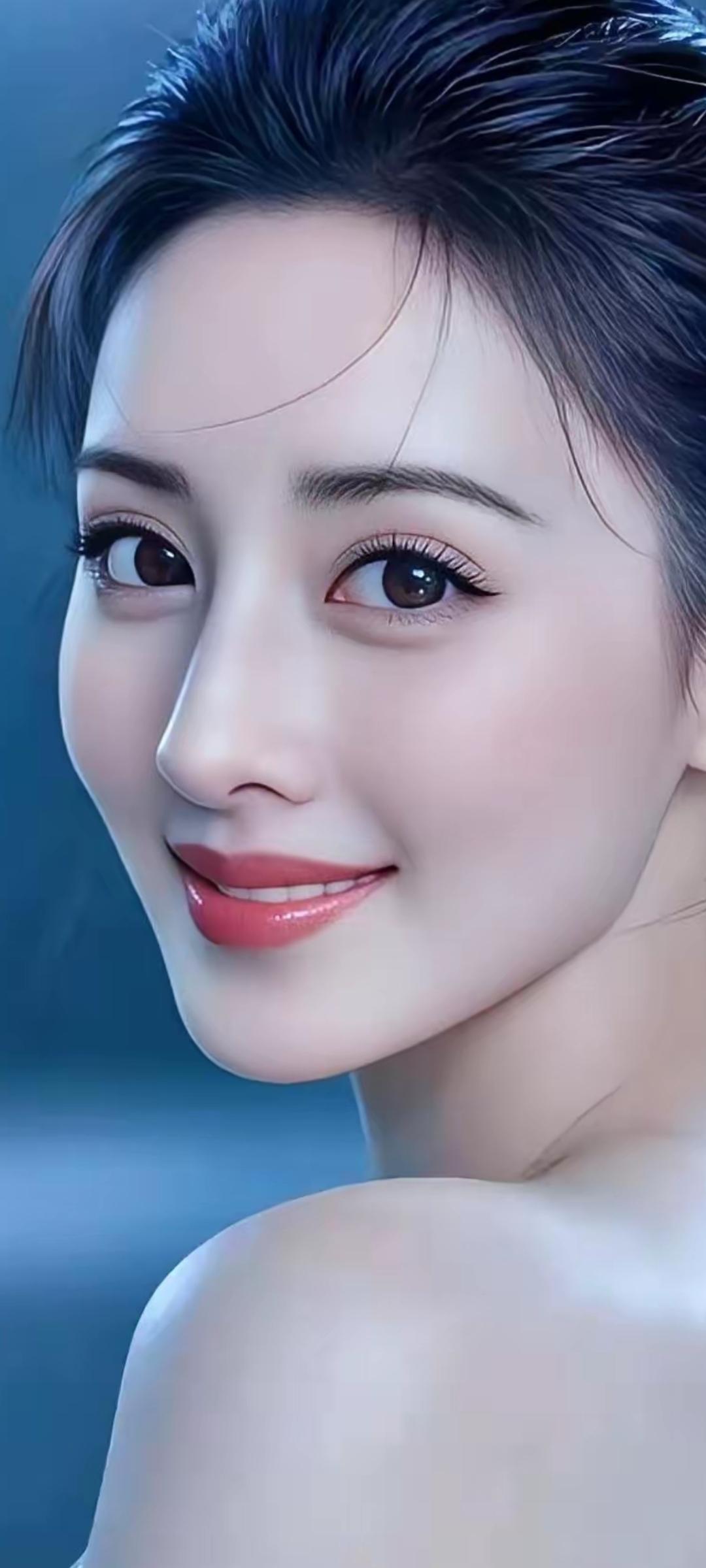 温柔眼眸，笑靥如花，岁月静好