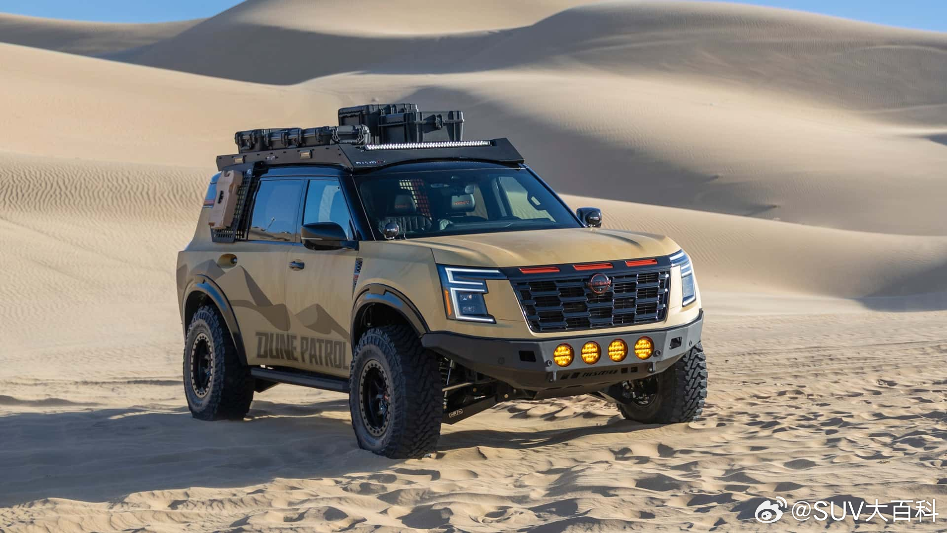 sema改装车展 日产一口气带来三款硬派越野改装车，一个比一个狠沙丘途乐（Dun