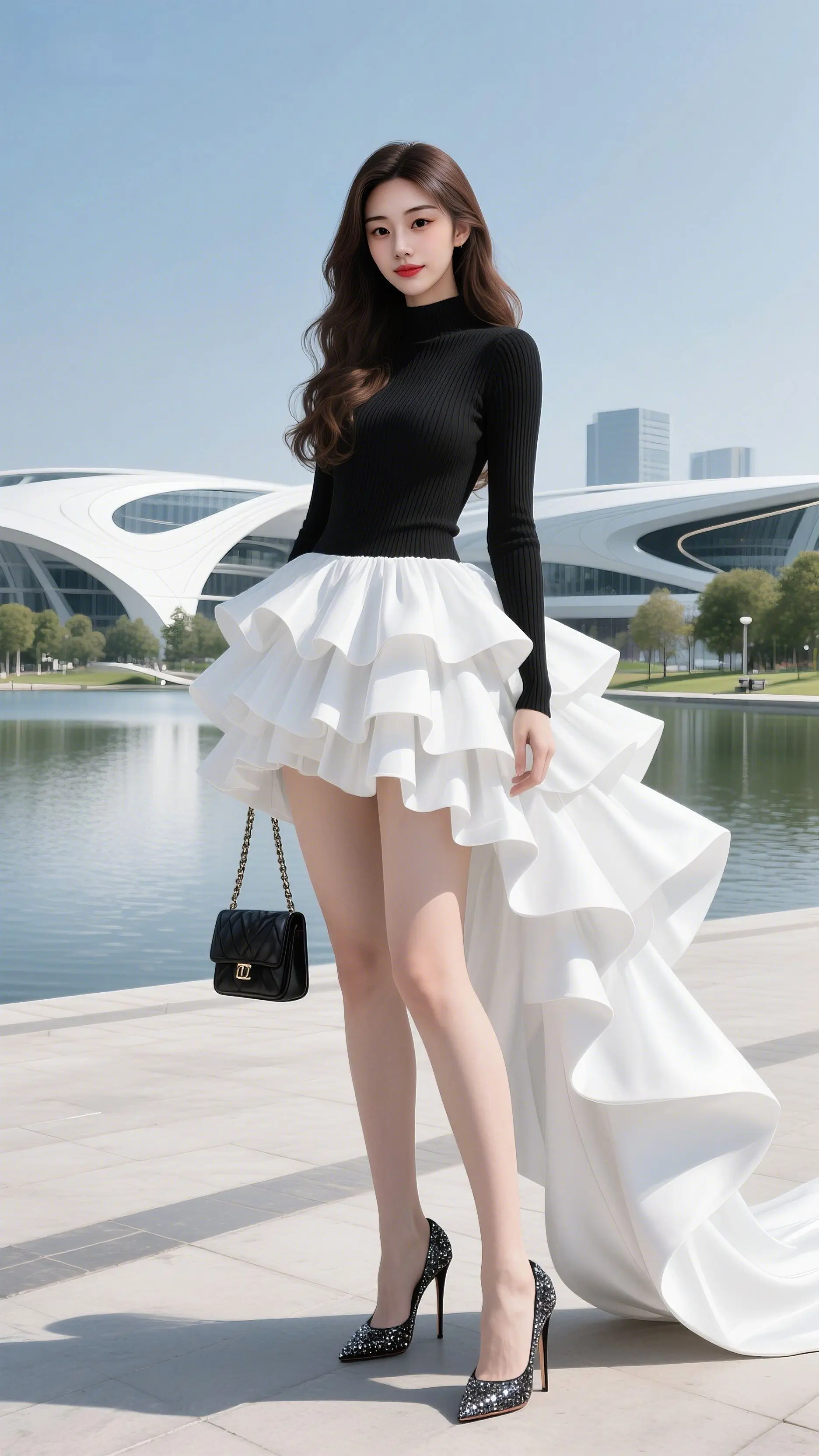 黑白撞色，自带气场✨ 不被定义，自在闪耀