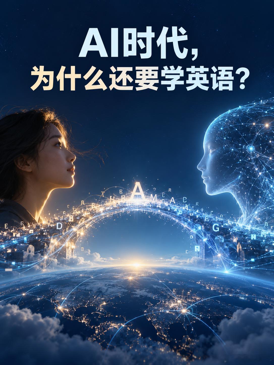 以前学英语，是为了把英文翻译成中文。AI时代学英语，是为了不让整个世界，都先被别