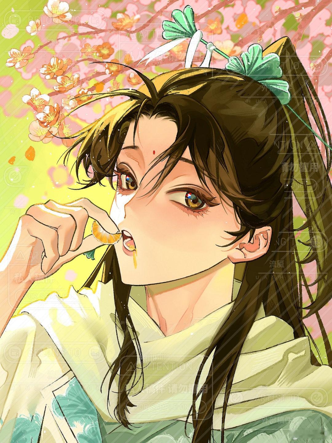 慎奚[超话] 陈慎你可以吃🍊小慎补充维C中～依旧是一组情头，先放小慎我一直在想