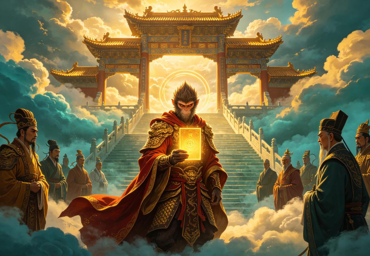 孙悟空受封 “齐天大圣” 之后，天庭众仙态度翻转之快，堪称世情缩影。这从来不是什