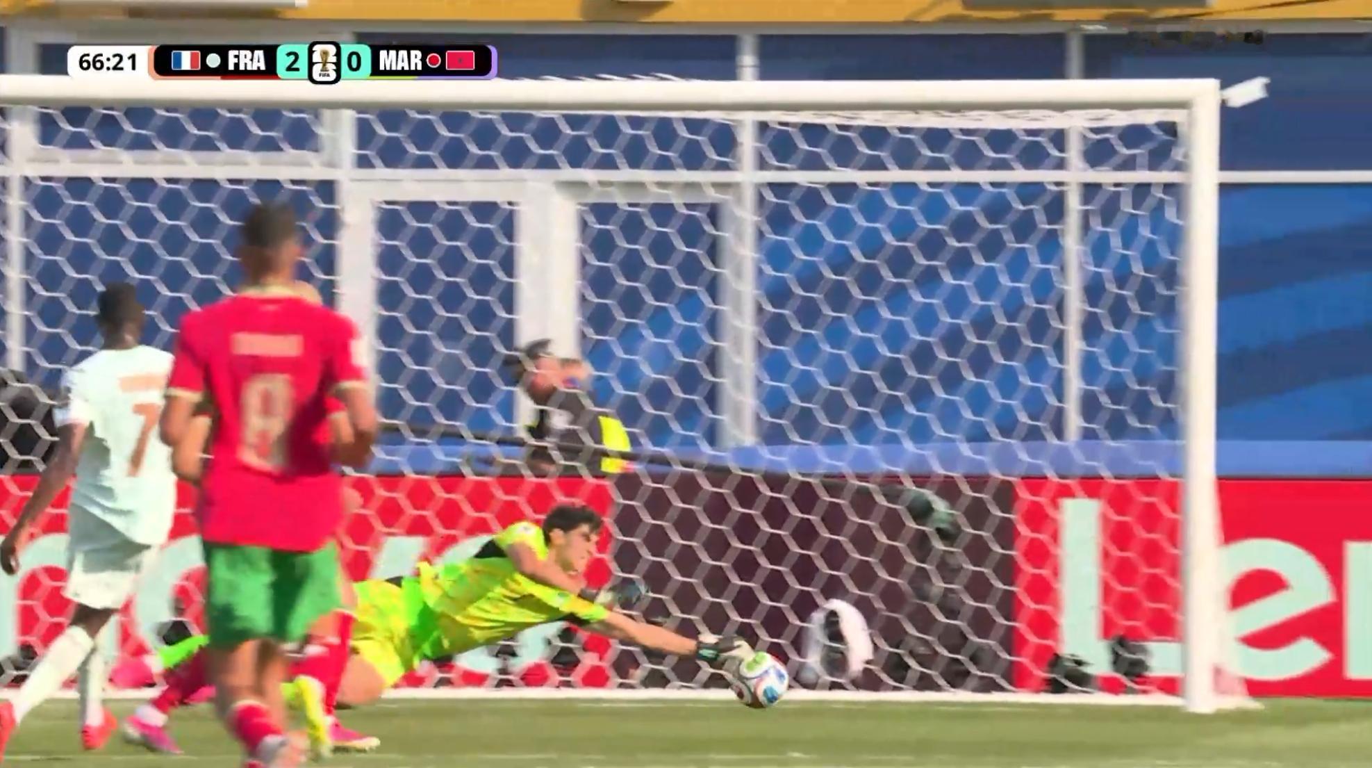 2026国际足联世界杯 8强法国对阵摩洛哥BO1，66分钟，登贝莱也进球了！本届