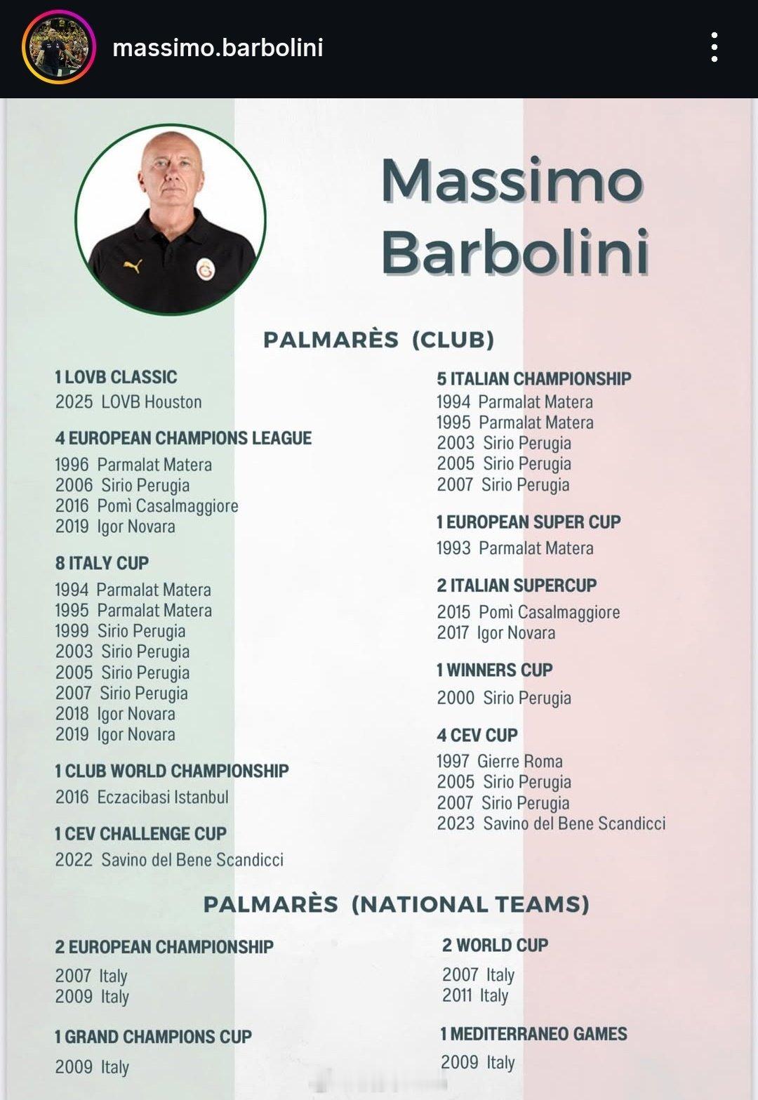 女排[超话]巴胖：我决定将我的Instagram账号转为私密状态。我是女子排球界