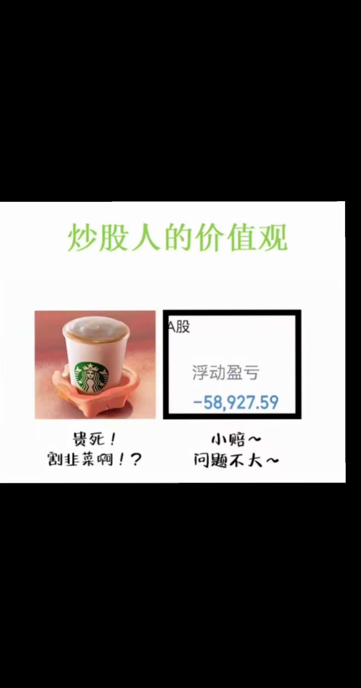 论股民的价值观！