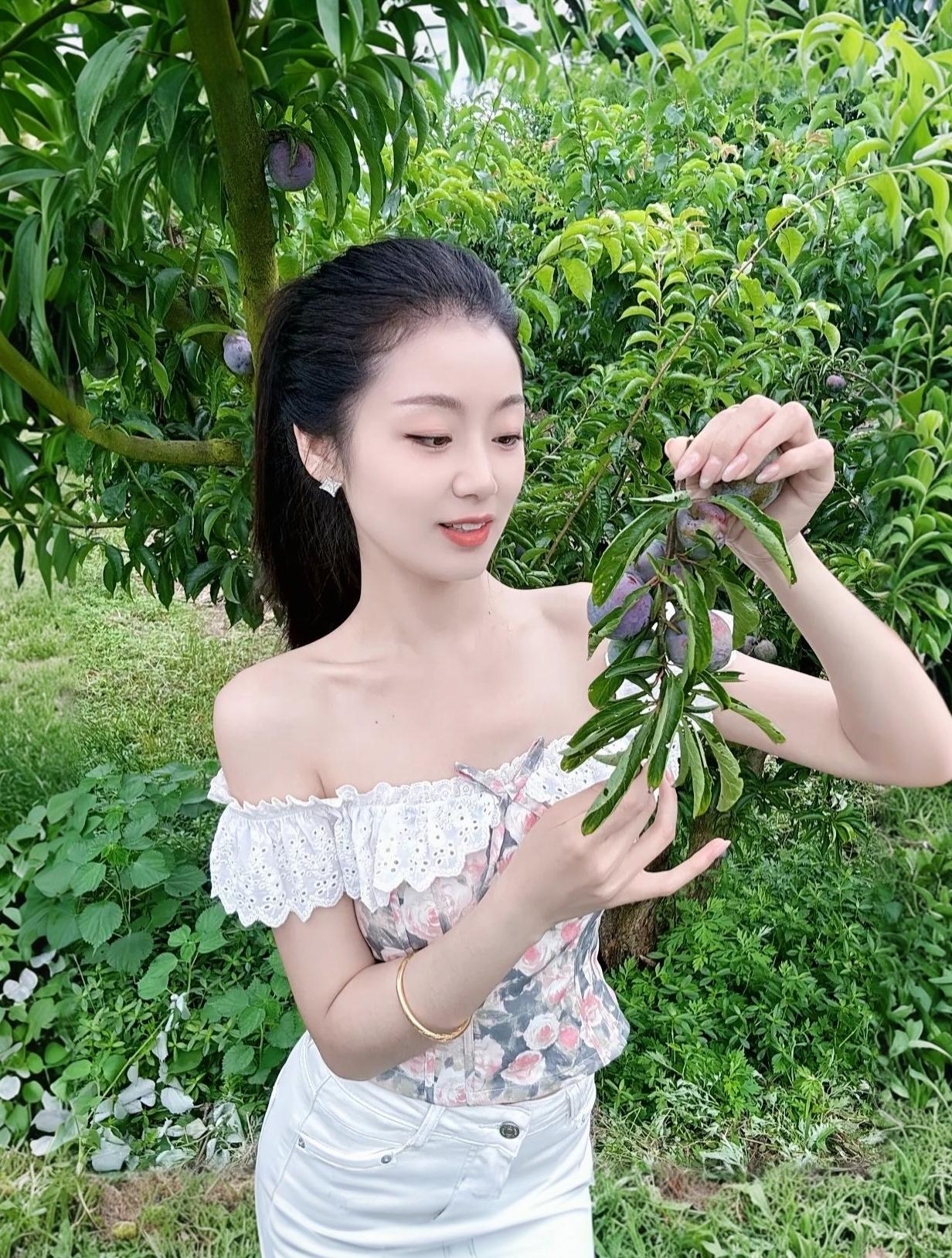 🌿 在果园里采摘香甜多汁的水果，感受大自然的美好！🍓🍇🍒