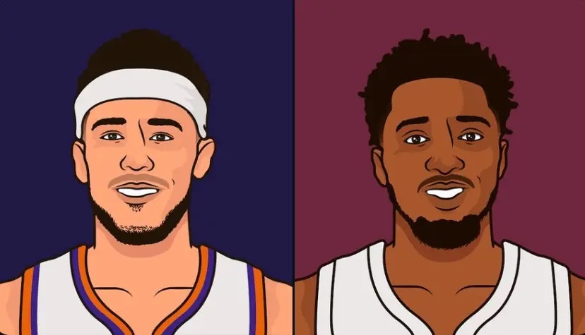 骑士米切尔nba我的观赛搭子 二选一，你选谁？米切尔生涯场均25+4+5，命中率