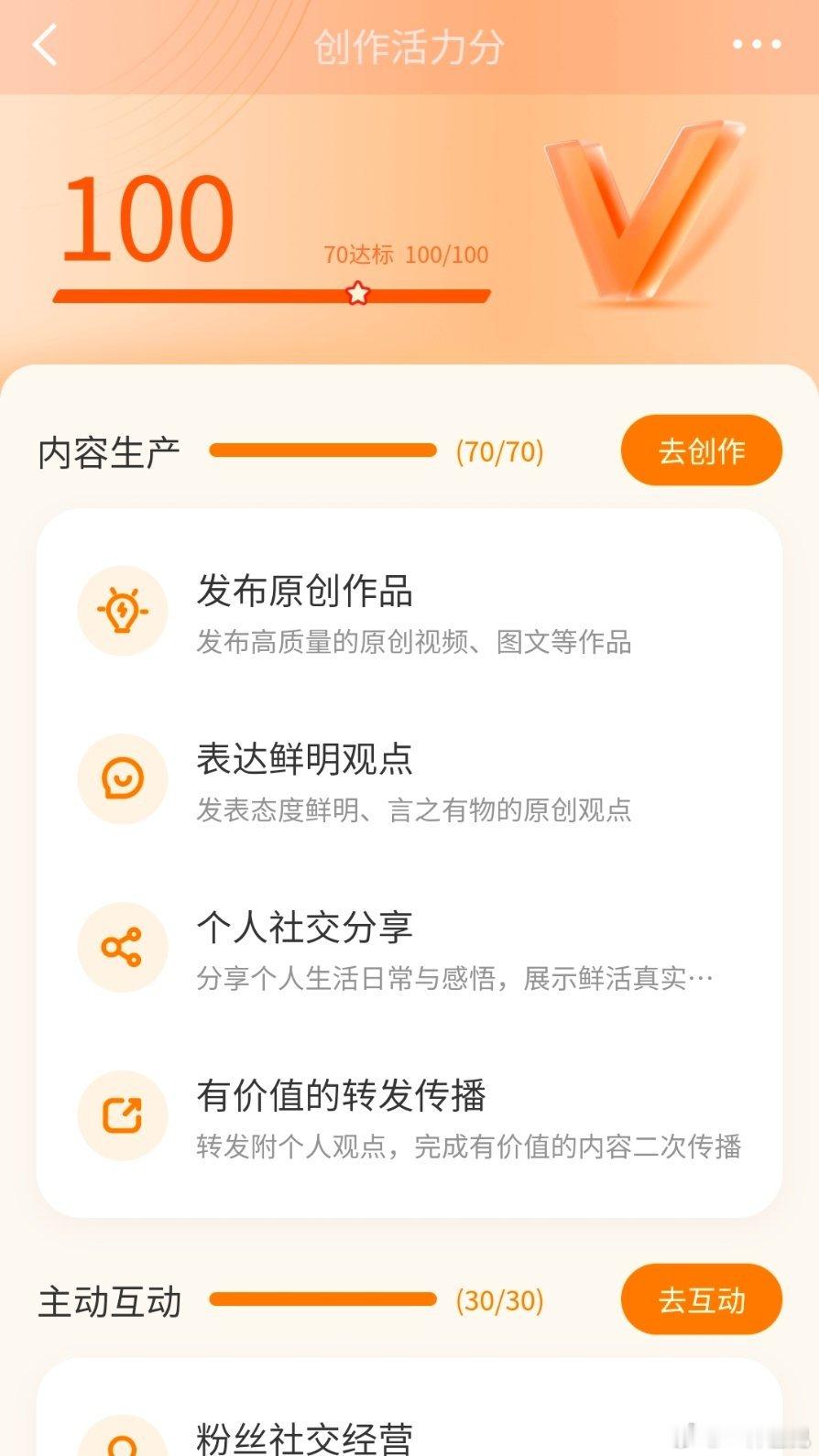 创作活力分100，是不是过于有活力了