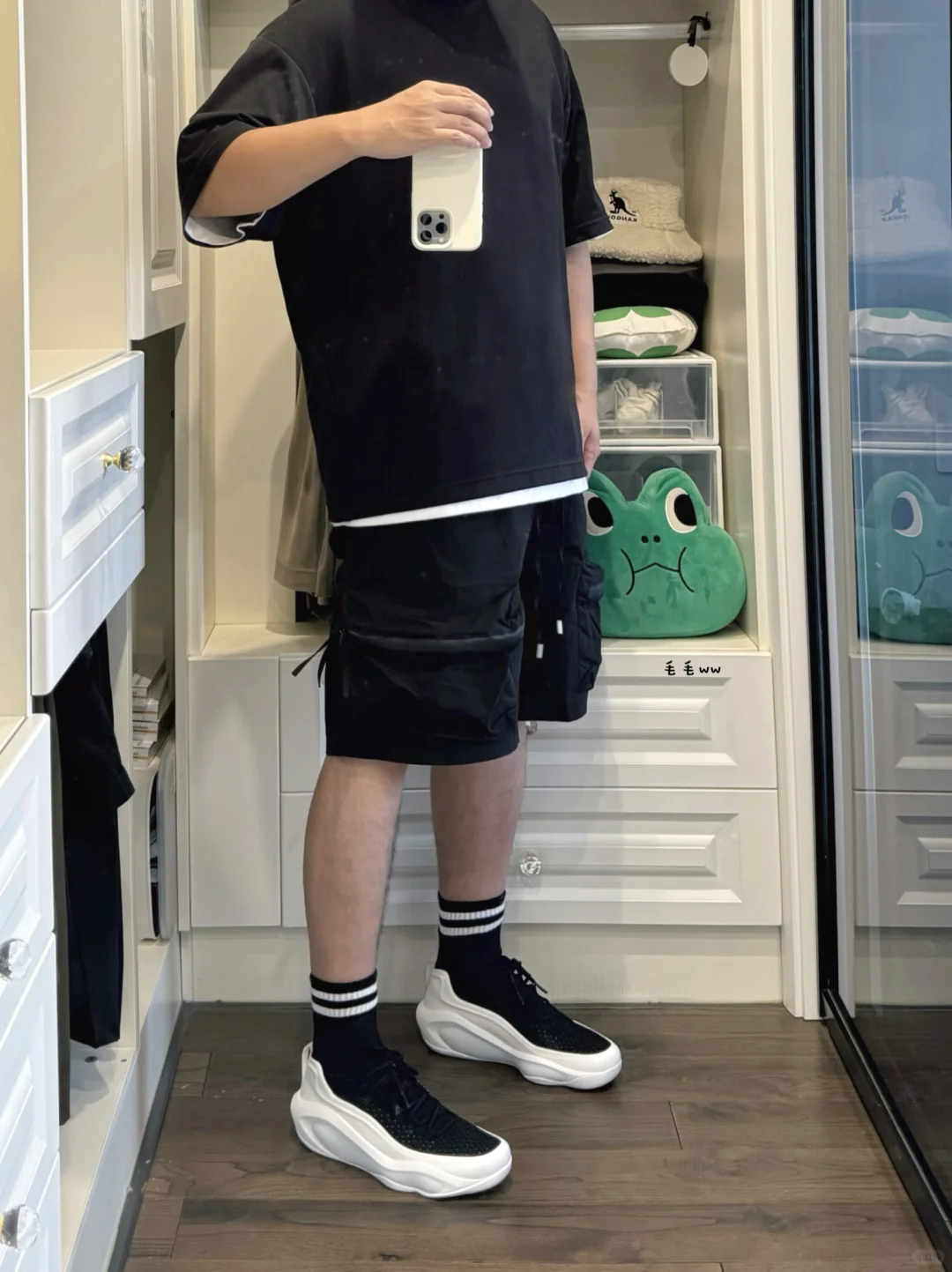 黑白色系｜工装裤穿搭