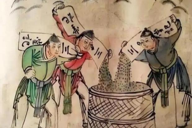 汉景帝时，一纸《令民不得铸钱》刚贴上郡县墙头；
武帝朝，《算缗令》《告缗令》接踵