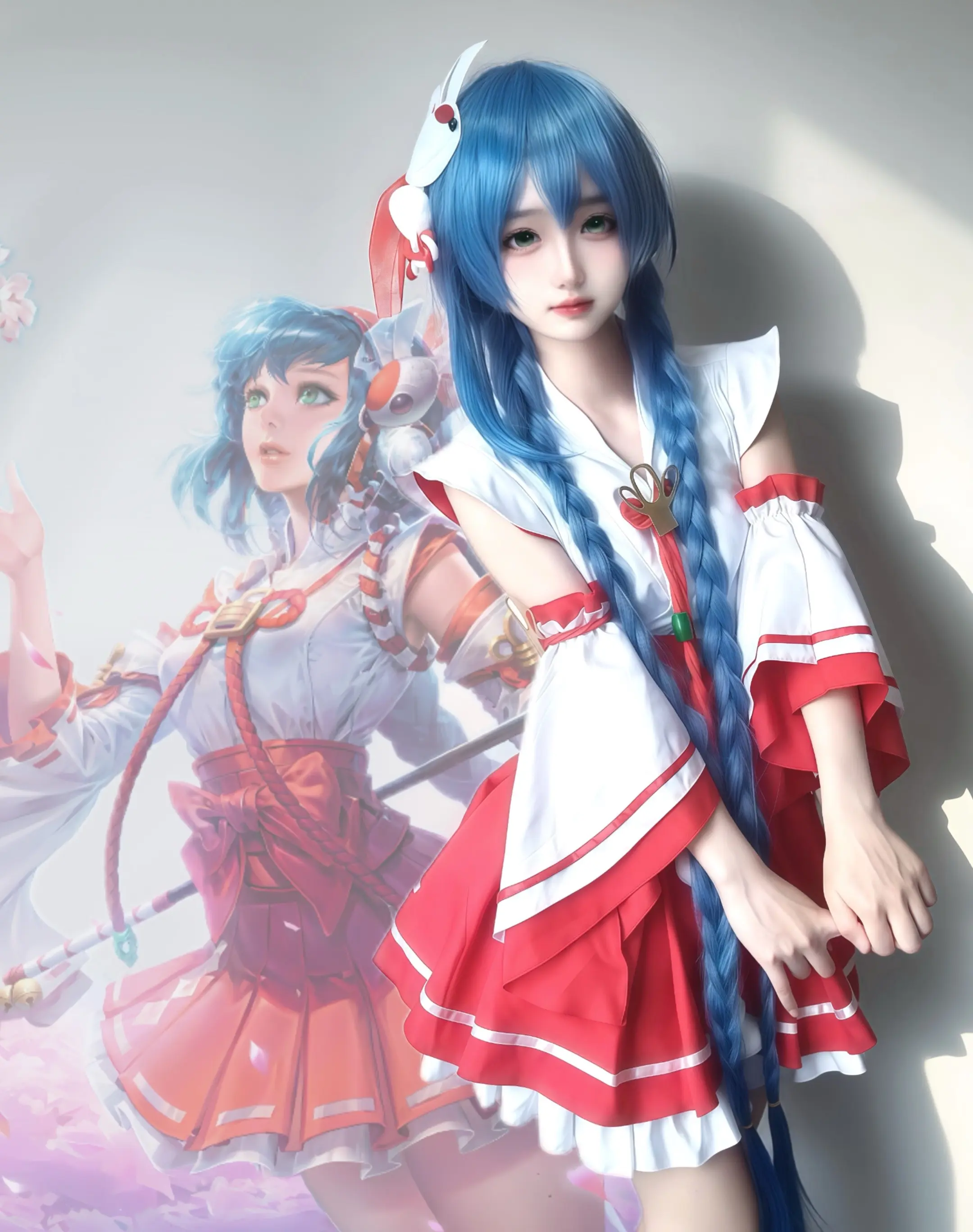 王者荣耀cos cos 大乔 大乔伊势巫女