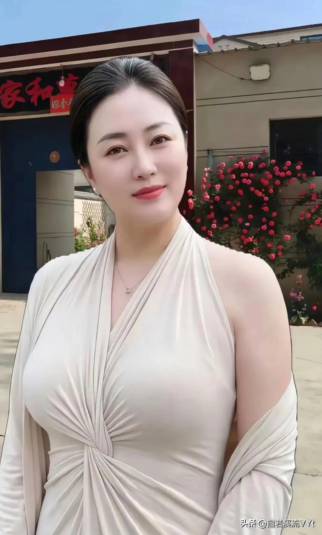 定风波·院芳柔
 
艳蔓堆墙映黛门，素衫垂褶蕴温淳。
一枕清风舒静气，娴丽，眸底