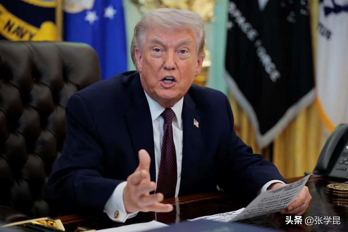 特朗普今天在白宫发表讲话时说：“如果与伊朗的协议没能达成，那全怪副总统JD·万斯