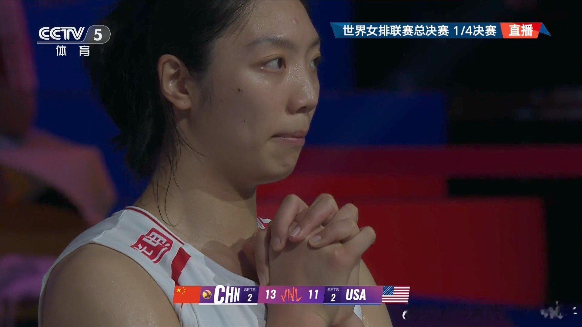 中国女排vs美国女排 2026世界女排联赛澳门总决赛1/4 决赛：中国队3比2美