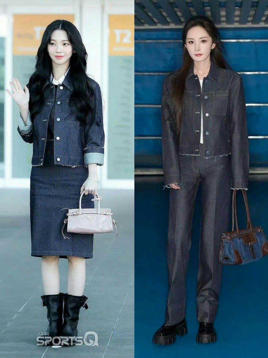 杨幂柳智敏Prada撞衫两位 Prada女王各有各的风格 