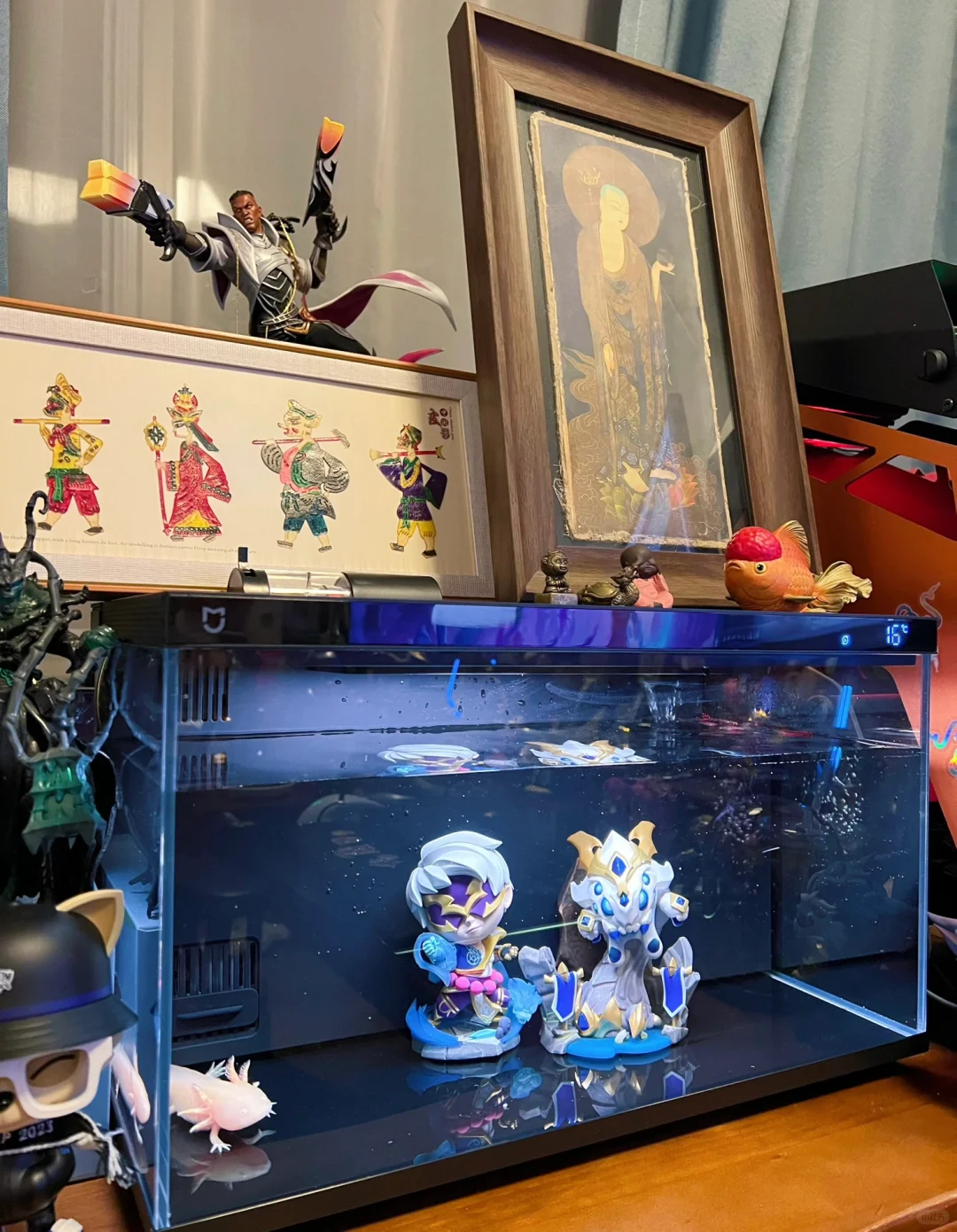 LOL主题鱼缸造景