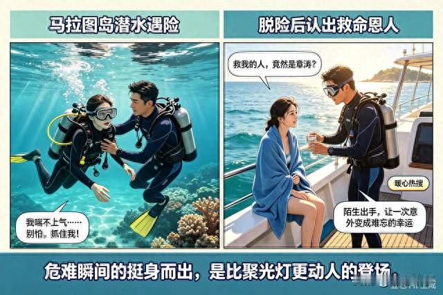 热搜爆火！女子海外潜水遇险，救命恩人竟是中国男演员章涛