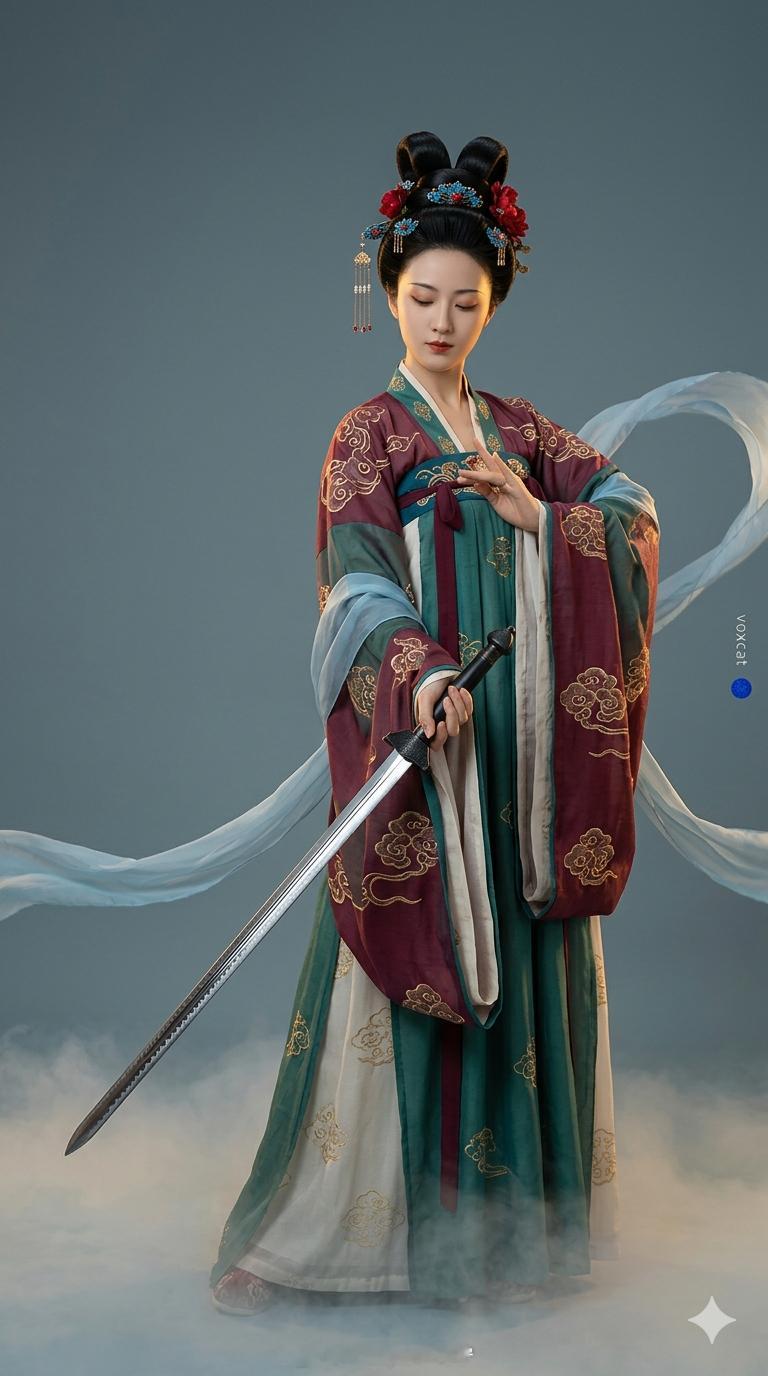 兵器影像 AI创作：风格基调：真实写实摄影 × 国风电影海报质感 (Cinema